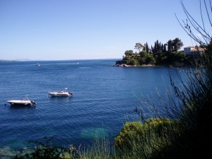 A bay in Corfu