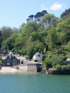 Towards the west bank of the Fal